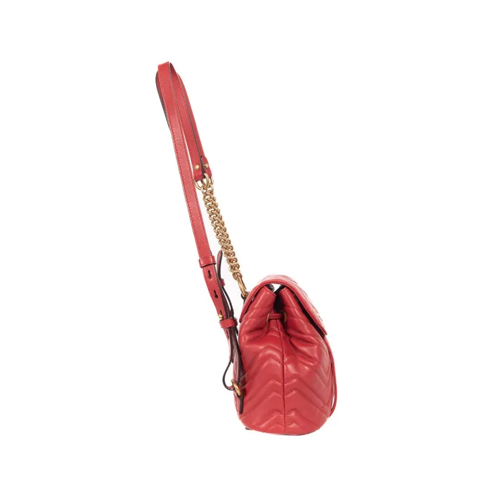 Gucci Earrings PreOwned Gucci GG Marmont Matelasse Mini Flap Backpack