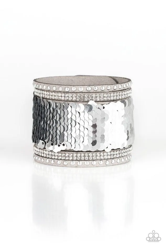 Bracelets Paparazzi Jewelry Paparazzi Bracelet MERMAIDS Have More Fun Silver