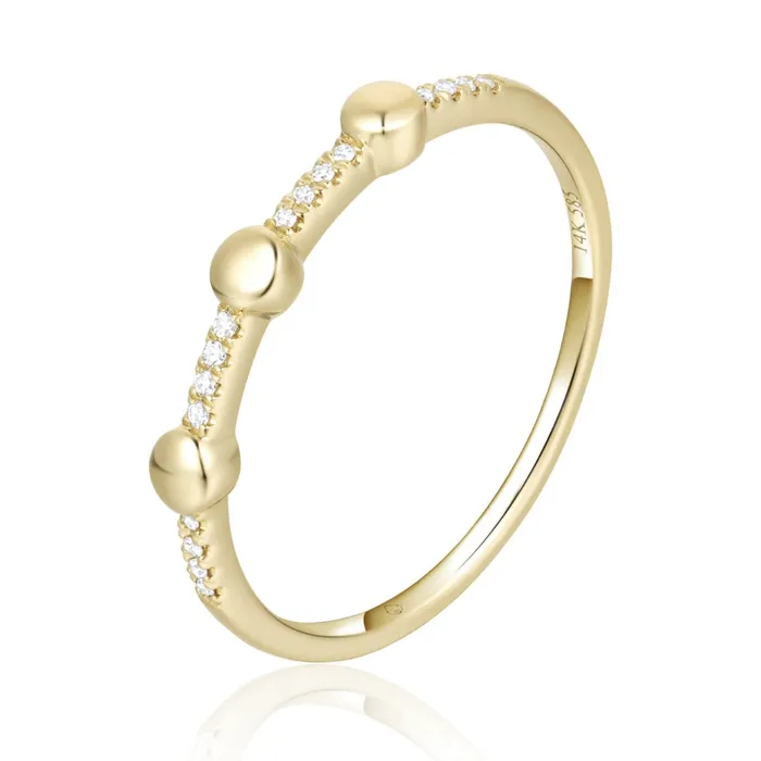 Croghans Diamond Accent 14K Yellow Gold Band Rings