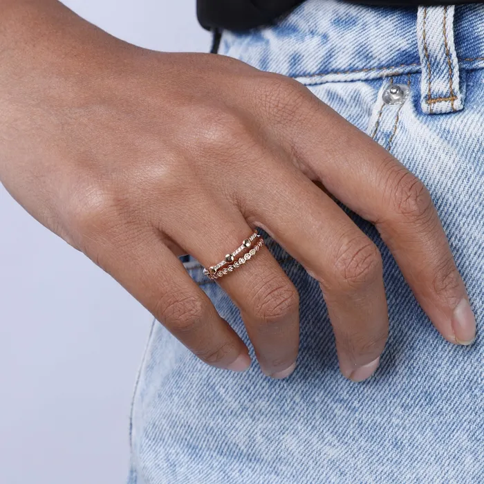 Croghans Diamond Accent 14K Yellow Gold Band Rings