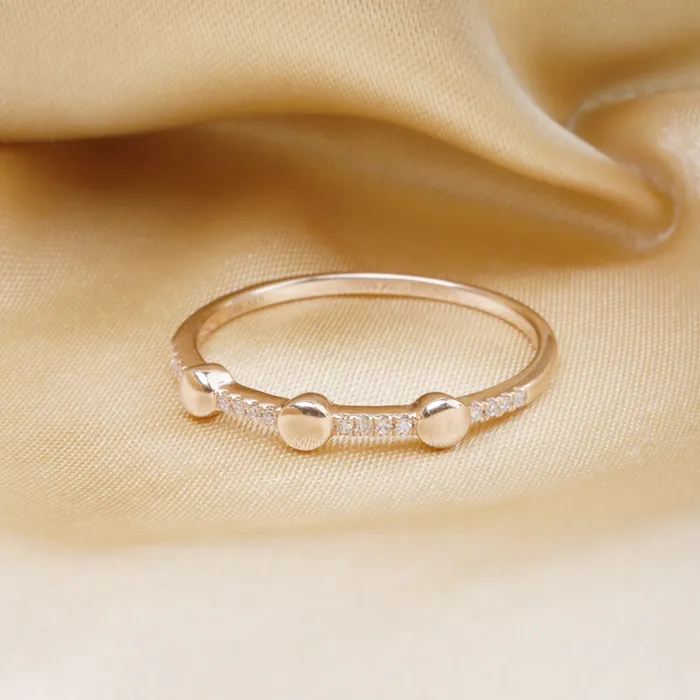 Croghans Diamond Accent 14K Yellow Gold Band Rings