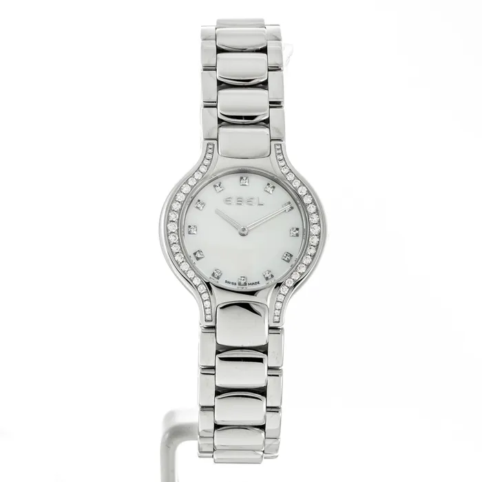 Ebel Beluga Round Mini Watch MOP Dial Diamonds 26mm Quartz FINAL SALE Ebel Watches Ebel Beluga Round Mini Watch MOP Dial Diamonds 26mm Quartz FINAL SALE Ebel Watches