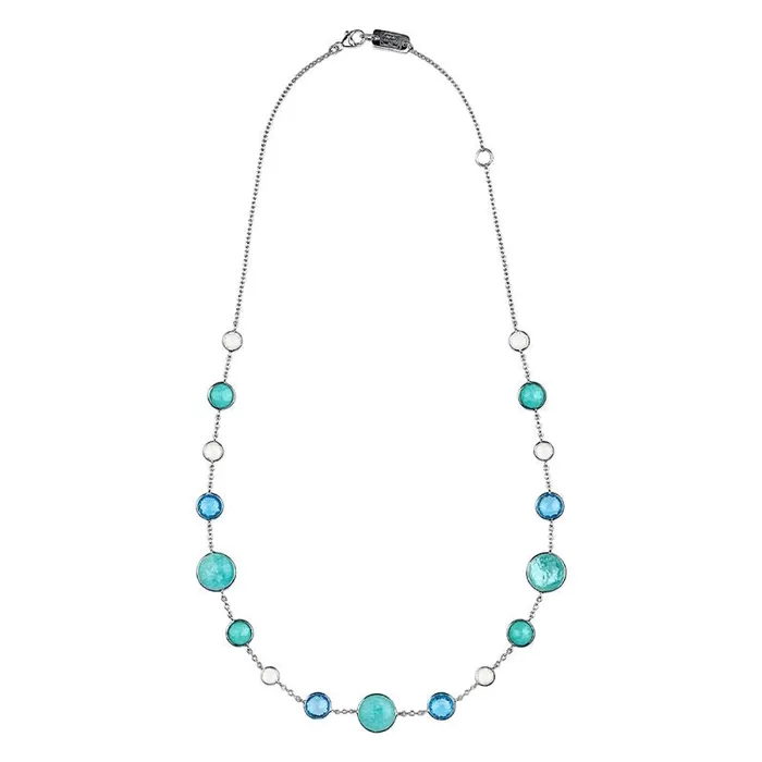 Ippolita Necklaces Ippolita Sterling Lollipop Lollitini Short Necklace in Waterfall 1618 inch