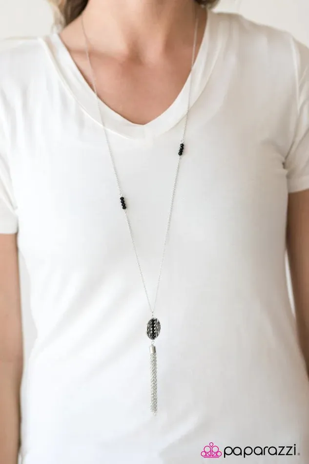 Necklaces Paparazzi Jewelry Paparazzi Necklace Extraordinary Explorer Black
