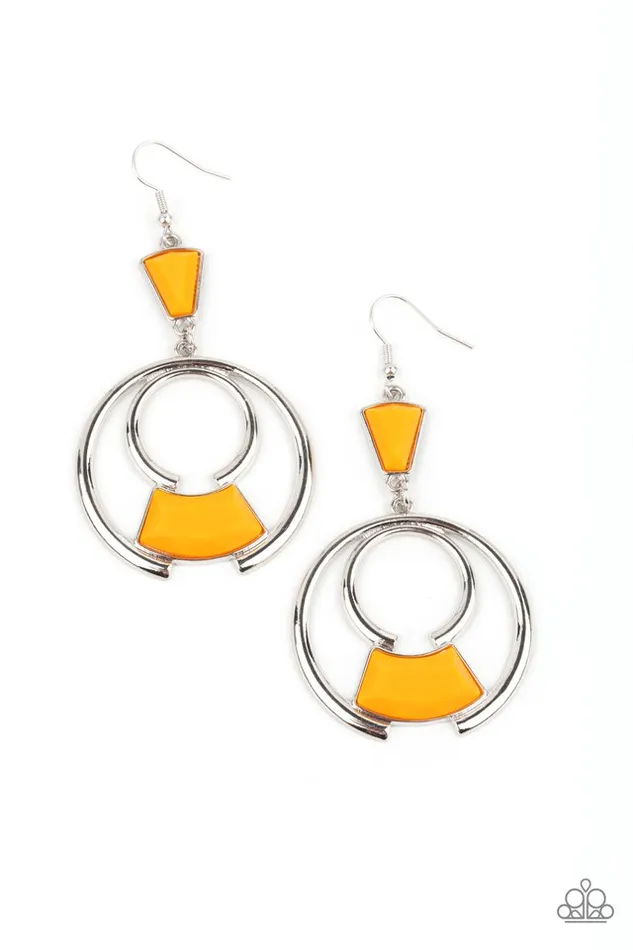 Paparazzi Earring Deco Dancing Orange Paparazzi Jewelry Earrings Paparazzi Earring Deco Dancing Orange Paparazzi Jewelry Earrings