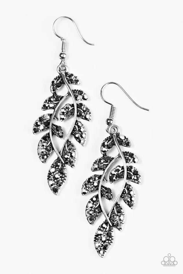 Paparazzi Earring Time WILLOW Tell Silver Paparazzi Jewelry Earrings
