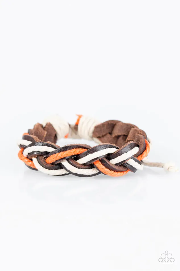 Paparazzi Jewelry Bracelets Paparazzi Bracelet Adventure Travel Orange