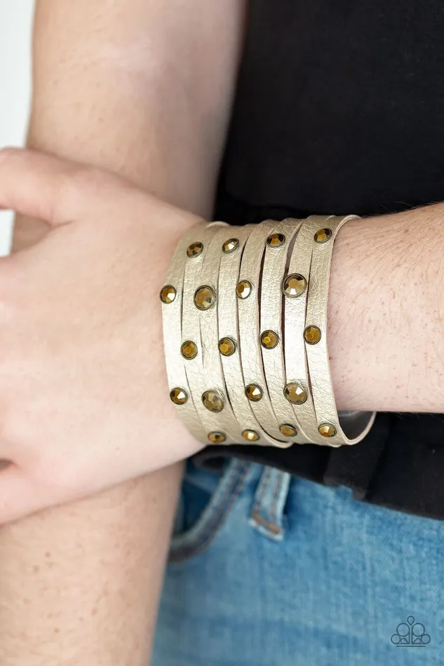 Paparazzi Jewelry Bracelets Paparazzi Bracelet GoGetter Glamorous Brass