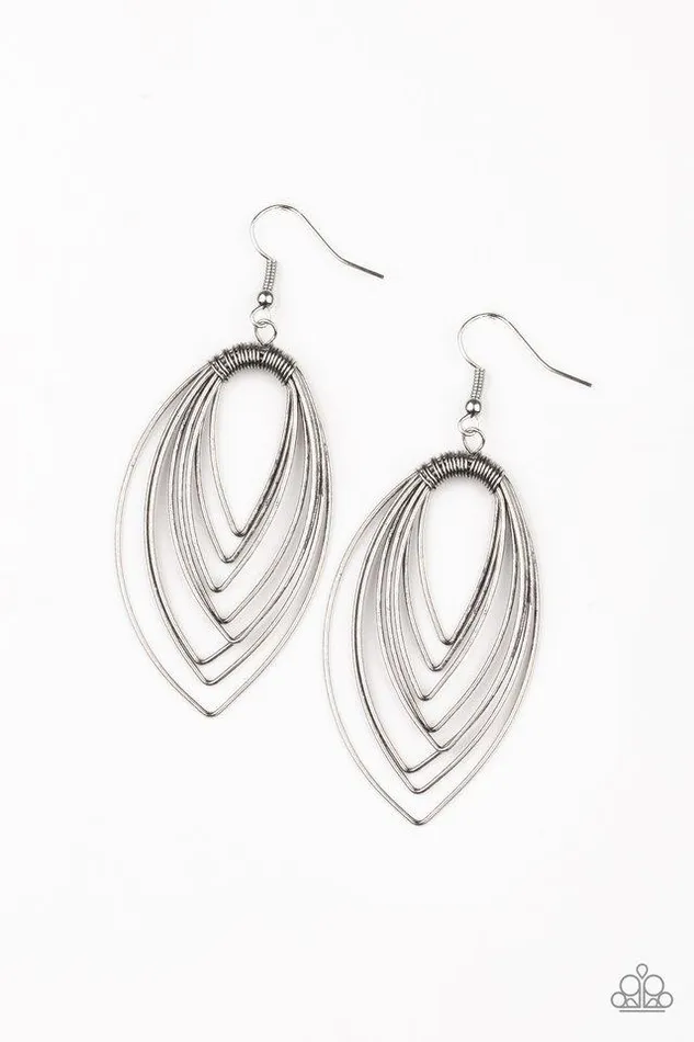Paparazzi Jewelry Earrings Paparazzi Earring Walkabout Ware Silver