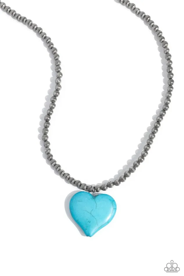 Paparazzi Jewelry Necklaces Paparazzi Necklace Picturesque Pairing Blue Paparazzi Jewelry Necklaces Paparazzi Necklace Picturesque Pairing Blue