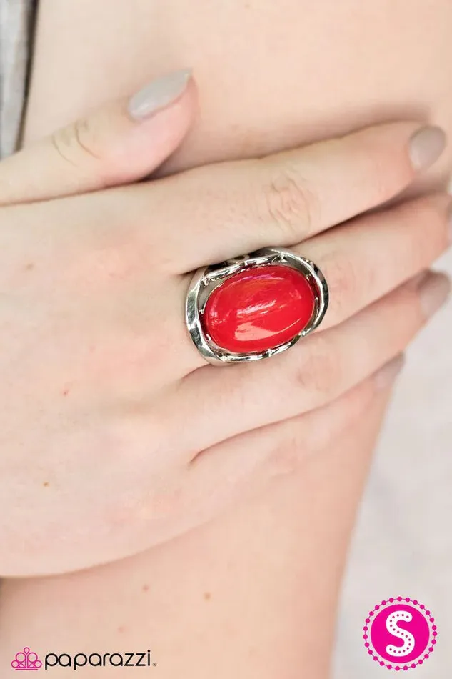 Paparazzi Jewelry Rings Paparazzi Ring HUEs That Girl Red