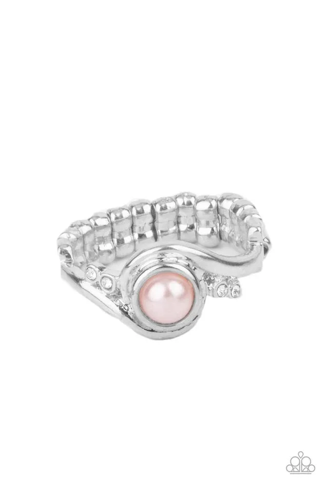 Paparazzi Ring Pearly Pizzazz Pink Paparazzi Jewelry Rings