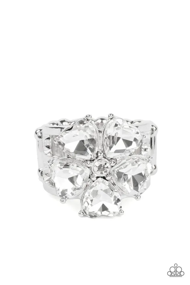 Rings Paparazzi Jewelry Paparazzi Ring Minnesota Magic White Rings Paparazzi Jewelry Paparazzi Ring Minnesota Magic White
