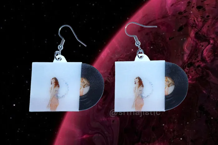 Sam Makes Things Earrings READY TO SHIP Tove Lo Dirt Femme Vinyl Album Handmade Earrings Sam Makes Things Earrings READY TO SHIP Tove Lo Dirt Femme Vinyl Album Handmade Earrings