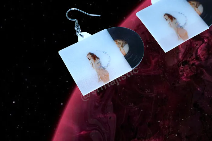 Sam Makes Things Earrings READY TO SHIP Tove Lo Dirt Femme Vinyl Album Handmade Earrings Sam Makes Things Earrings READY TO SHIP Tove Lo Dirt Femme Vinyl Album Handmade Earrings