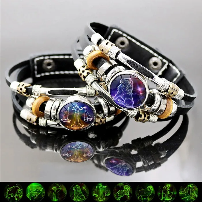 Bracelets Life Changing Energy Luminous 12 Zodiac Signs Charm Bracelet