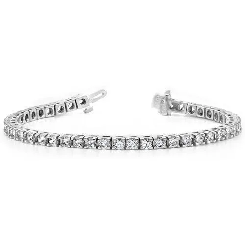 GB 675 Carats Brilliant Cut Natural Earth Mined Diamond Tennis Bracelet Gold 14K White Bracelets GB 675 Carats Brilliant Cut Natural Earth Mined Diamond Tennis Bracelet Gold 14K White Bracelets