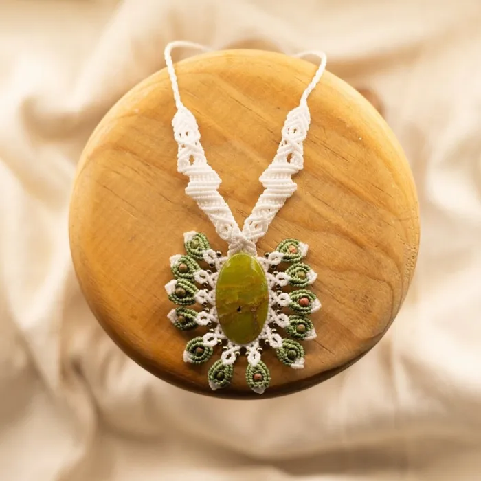 Mother Sierra Rebirth Macrame Necklace Necklaces