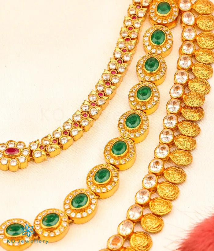 Silversmith Necklaces The Damini Silver Lakshmi Necklace