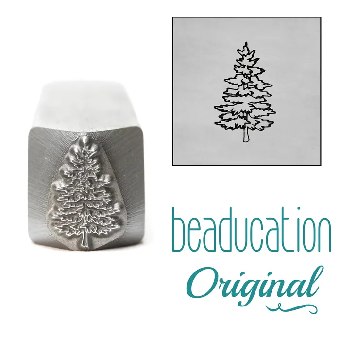 Sugar Pine Tree Metal Design Stamp 112mm Beaducation Original DS 12 Necklaces Sugar Pine Tree Metal Design Stamp 112mm Beaducation Original DS 12 Necklaces