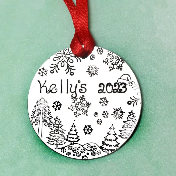 Sugar Pine Tree Metal Design Stamp 112mm Beaducation Original DS 12 Necklaces