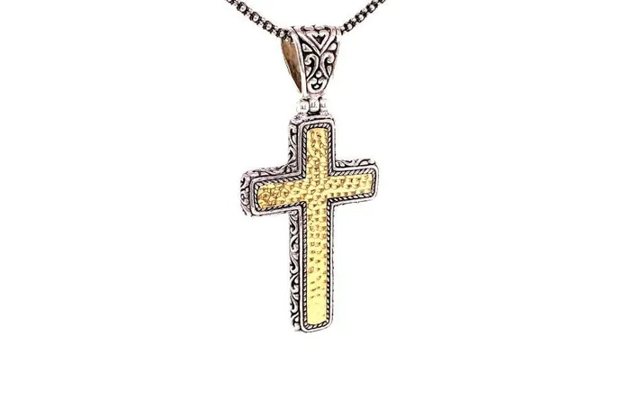 Samuel B Necklaces Petite Reign Cross Pendant