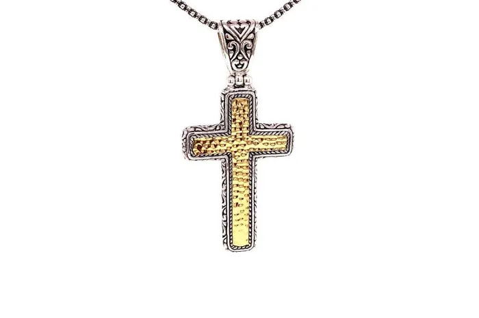 Samuel B Necklaces Petite Reign Cross Pendant