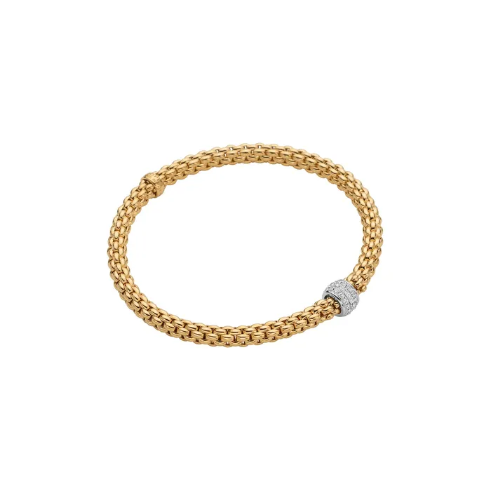 Bracelets Fope SOLO Bracelet 029 CTW Size Medium International Diamond Center Bracelets Fope SOLO Bracelet 029 CTW Size Medium International Diamond Center