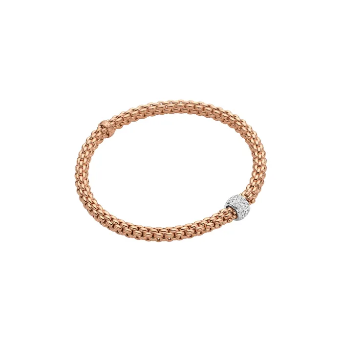 Bracelets Fope SOLO Bracelet 029 CTW Size Medium International Diamond Center Bracelets Fope SOLO Bracelet 029 CTW Size Medium International Diamond Center