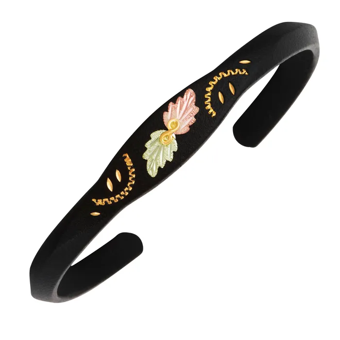 Bracelets TR Jewelry Concepts Landstroms Black Hills Gold Black Powder Coat Cuff Bracelet Bracelets TR Jewelry Concepts Landstroms Black Hills Gold Black Powder Coat Cuff Bracelet