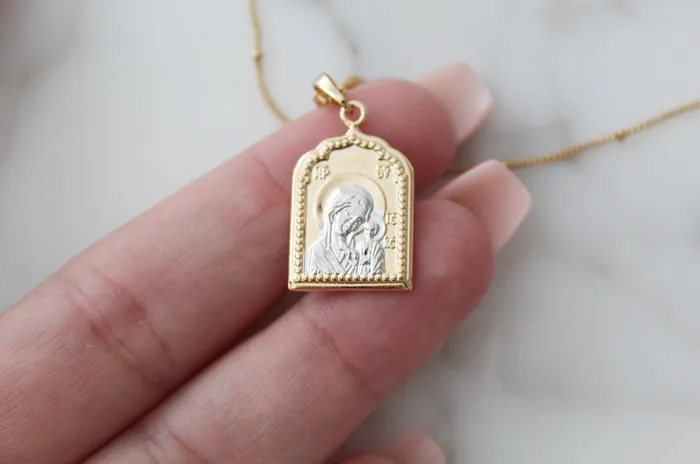 Our Lady of Perpetual Help pendant The Little Catholic Necklaces
