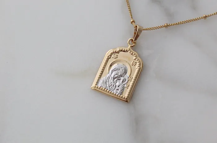 Our Lady of Perpetual Help pendant The Little Catholic Necklaces