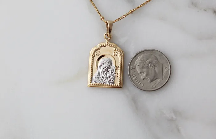 Our Lady of Perpetual Help pendant The Little Catholic Necklaces