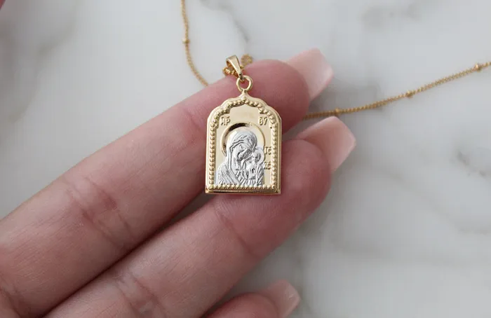 Our Lady of Perpetual Help pendant The Little Catholic Necklaces