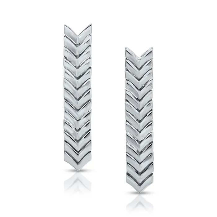 anitako Earrings GOLD ZIPPER DROP EARRINGS