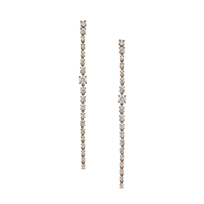 anitako Earrings LONG DIAMOND ROPE EARRINGS