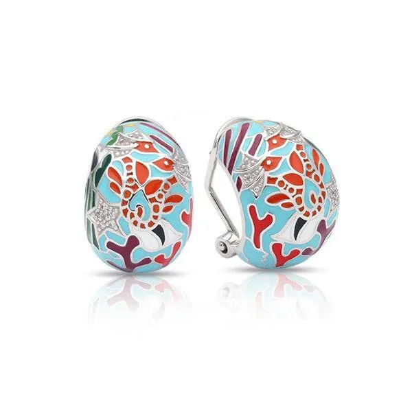 Belle Etoile Seahorse Earrings Blue Multi Belle Etoile Earrings