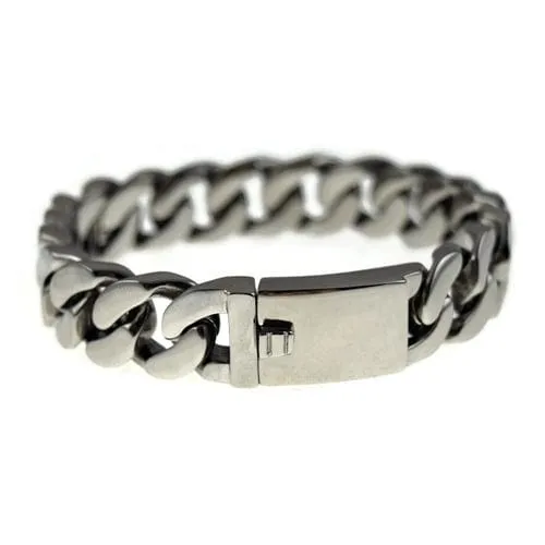 Bling Cartel Admin Bracelets Cuban Link Stainless Steel 15MM x 85 Bracelet
