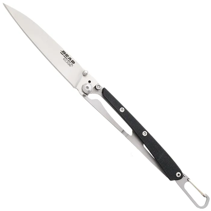 Bracelets Bear Son Bear Son Knife Minimal Framelock Silver Stainless Steel Blade 4 inch BS61527 Bracelets Bear Son Bear Son Knife Minimal Framelock Silver Stainless Steel Blade 4 inch BS61527