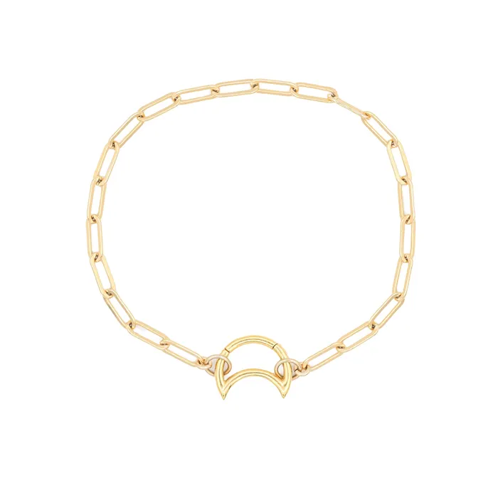 Bracelets Carabiner Paperclip Bracelet Earthly Abundance