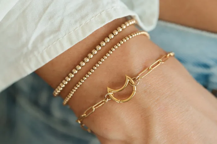 Bracelets Carabiner Paperclip Bracelet Earthly Abundance