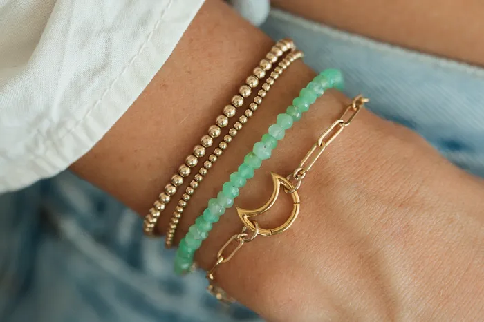 Bracelets Carabiner Paperclip Bracelet Earthly Abundance