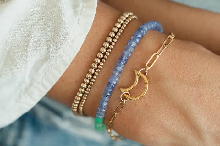 Bracelets Carabiner Paperclip Bracelet Earthly Abundance