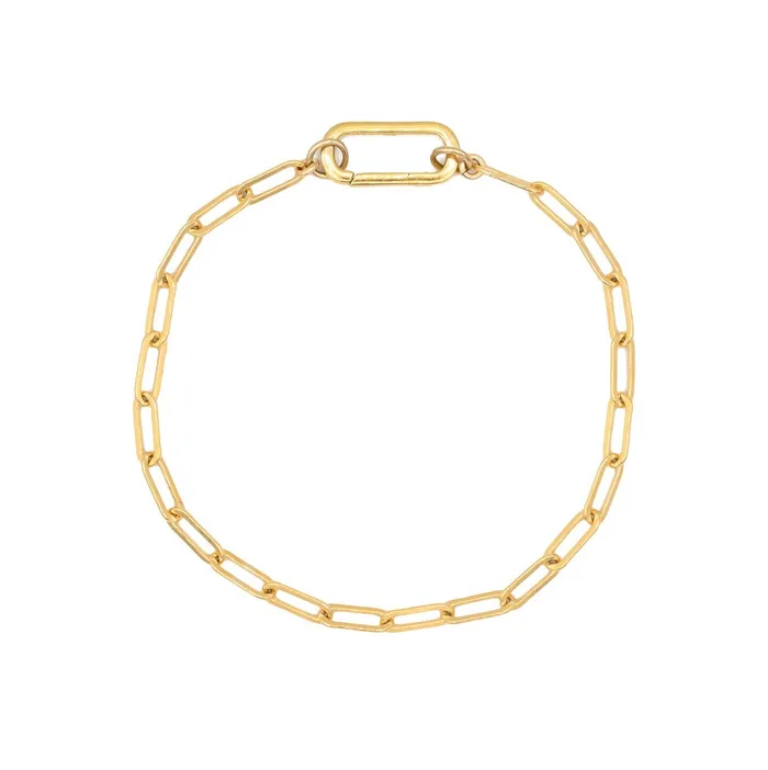 Bracelets Carabiner Paperclip Bracelet Earthly Abundance