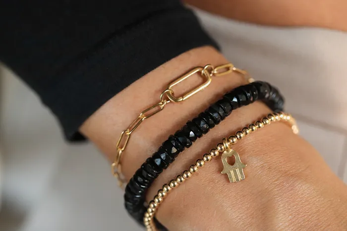 Bracelets Carabiner Paperclip Bracelet Earthly Abundance