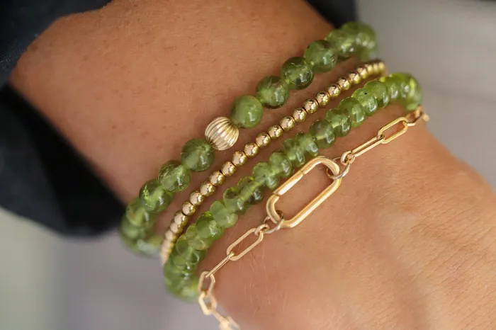 Bracelets Carabiner Paperclip Bracelet Earthly Abundance