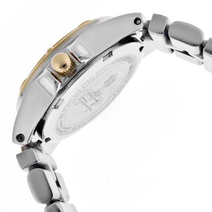 Bracelets Invicta Invicta 0133 Womens Wildflower Crystal Accented Bezel White Dial Two Tone Bracelet Watch