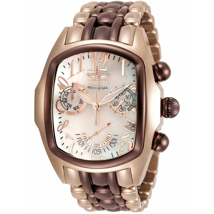 Bracelets Invicta Invicta Mens Quartz Watch Lupah Chronograph MOP Dial Two Tone Bracelet 33381 Bracelets Invicta Invicta Mens Quartz Watch Lupah Chronograph MOP Dial Two Tone Bracelet 33381