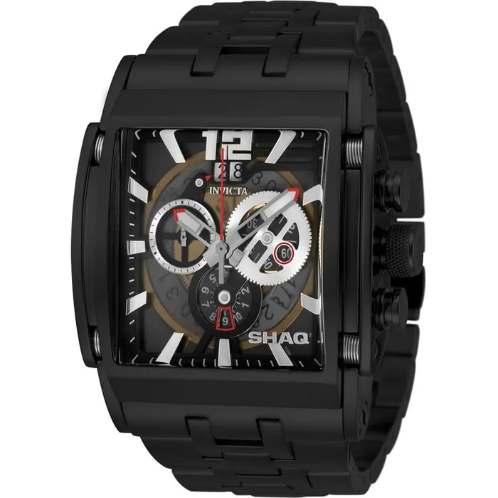Bracelets Invicta Invicta Mens Quartz Watch Shaq Chronograph Black Stainless Steel Bracelet 33736 Bracelets Invicta Invicta Mens Quartz Watch Shaq Chronograph Black Stainless Steel Bracelet 33736