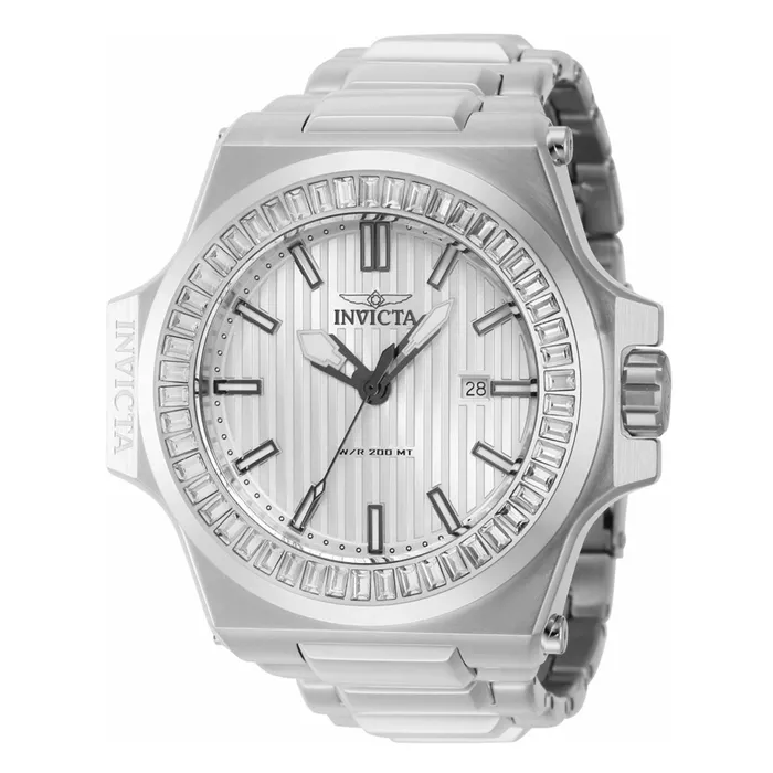 Bracelets Invicta Invicta Mens Watch Akula Silver Dial Stainless Steel Bracelet Date Display 43381 Bracelets Invicta Invicta Mens Watch Akula Silver Dial Stainless Steel Bracelet Date Display 43381